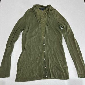 Olive Green Cardigan